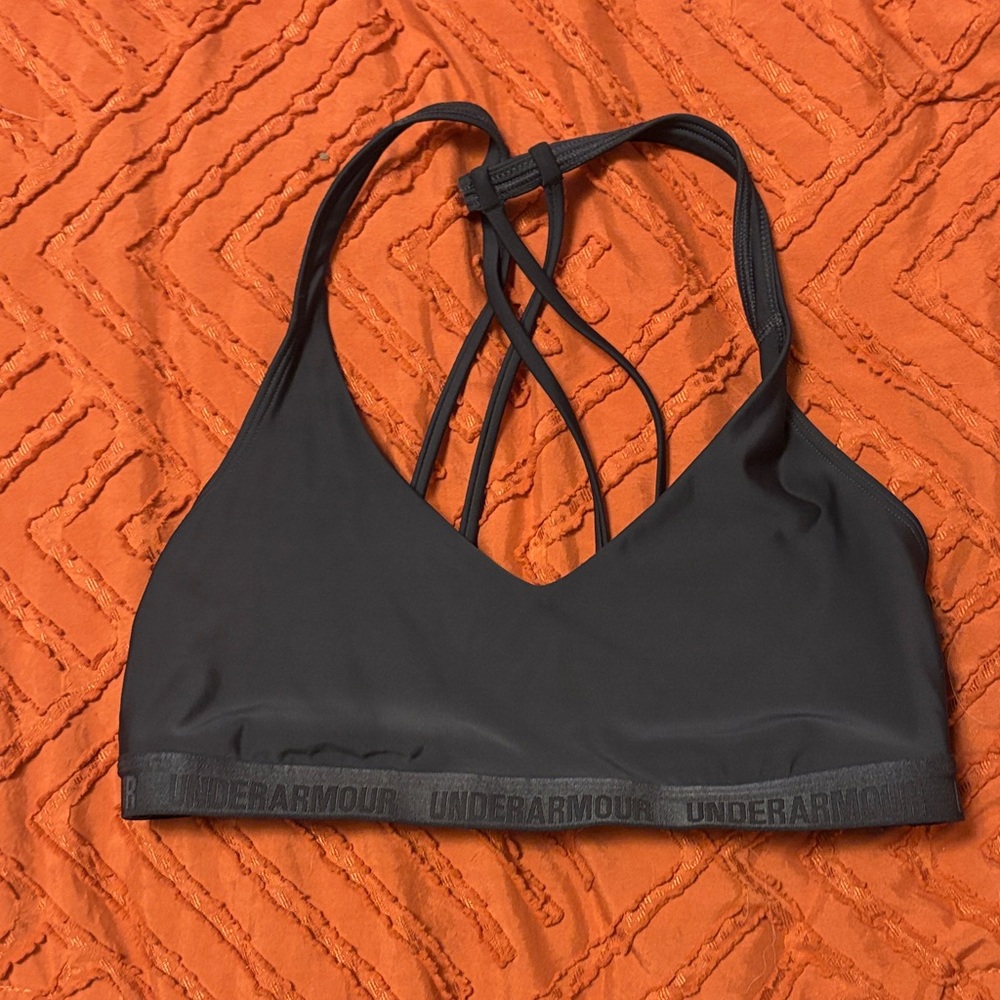 Under Armour Charcoal Sports Bra